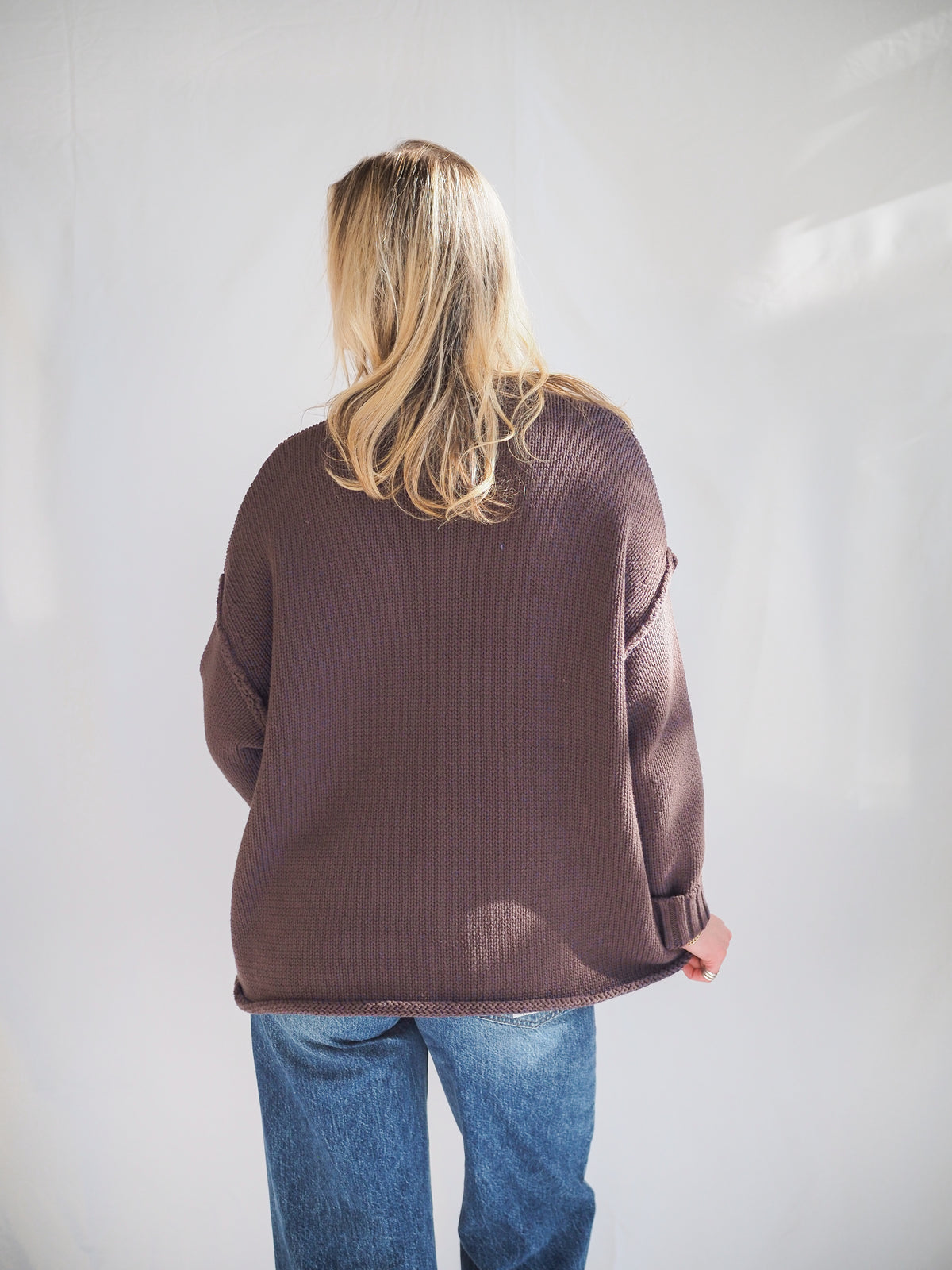 Lennon Chocolate Sweater Top