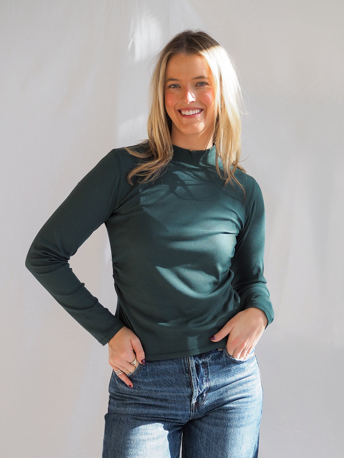 Kamari Pine Needle Long Sleeve Top