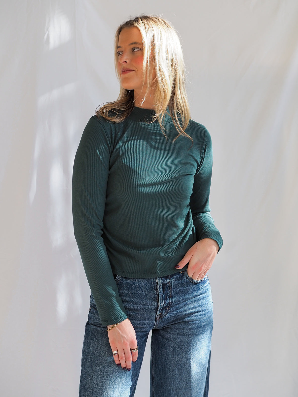 Kamari Pine Needle Long Sleeve Top