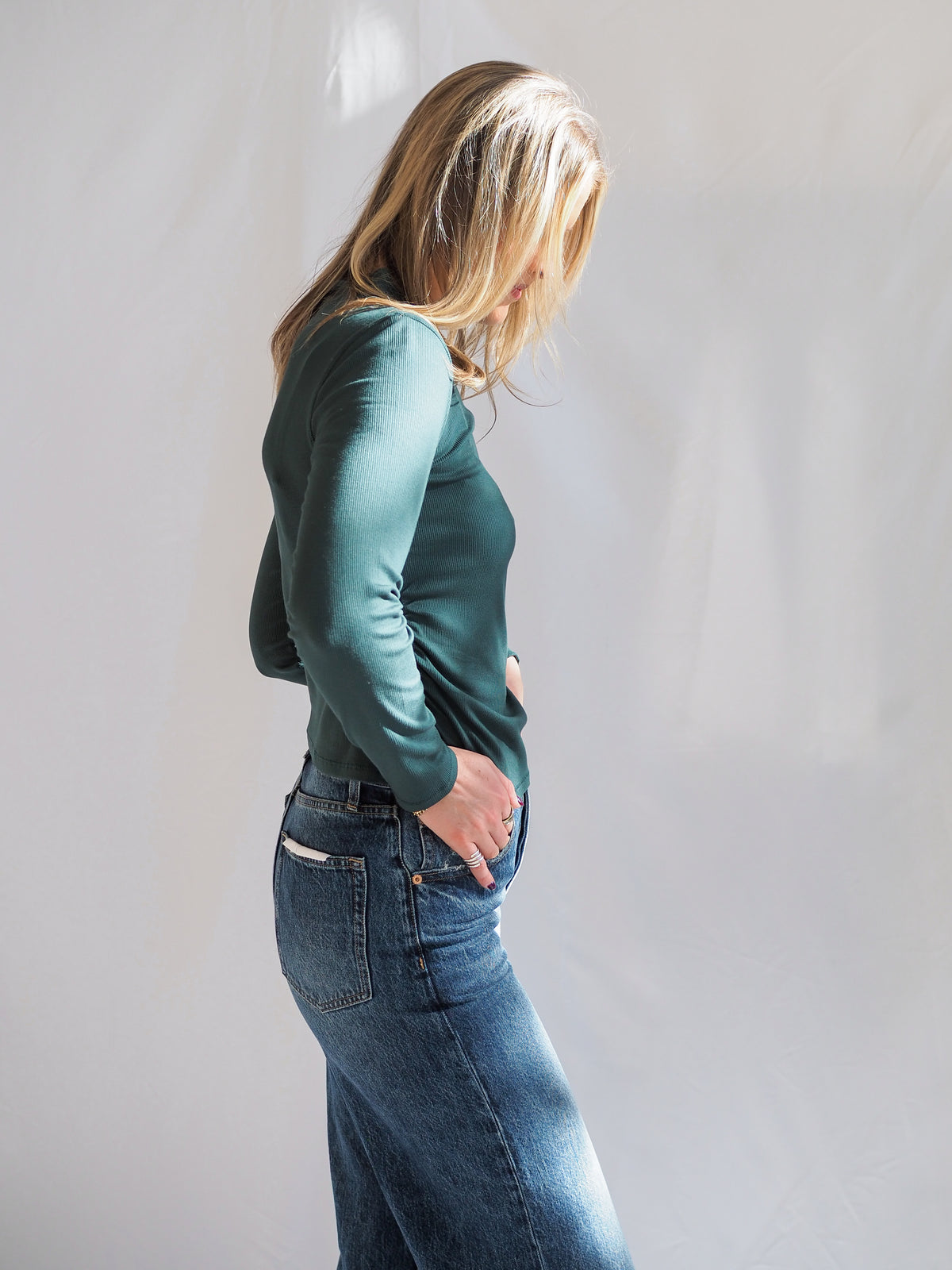 Kamari Pine Needle Long Sleeve Top