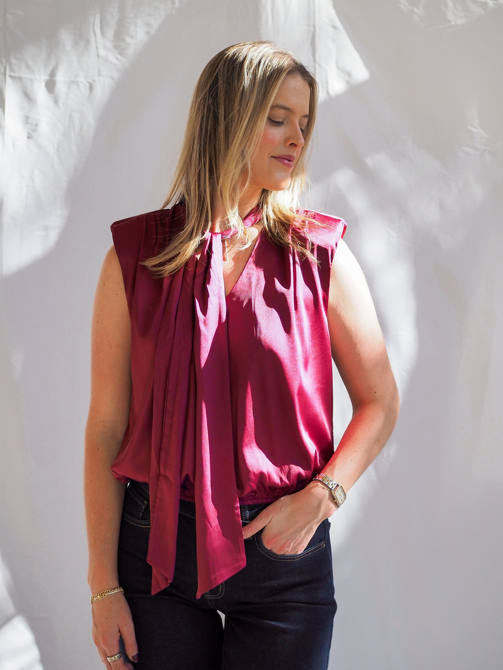 Bishop & Young BELLE TIE FRONT TOP