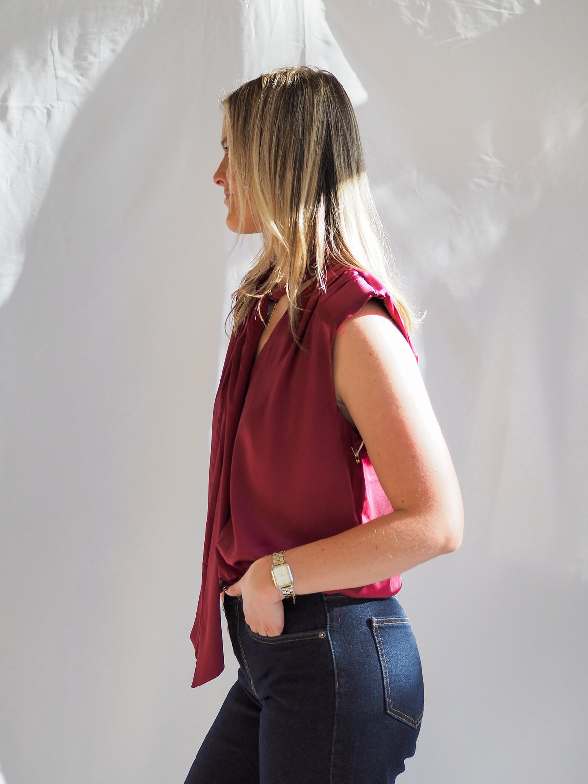 Bishop &amp; Young BELLE TIE FRONT TOP