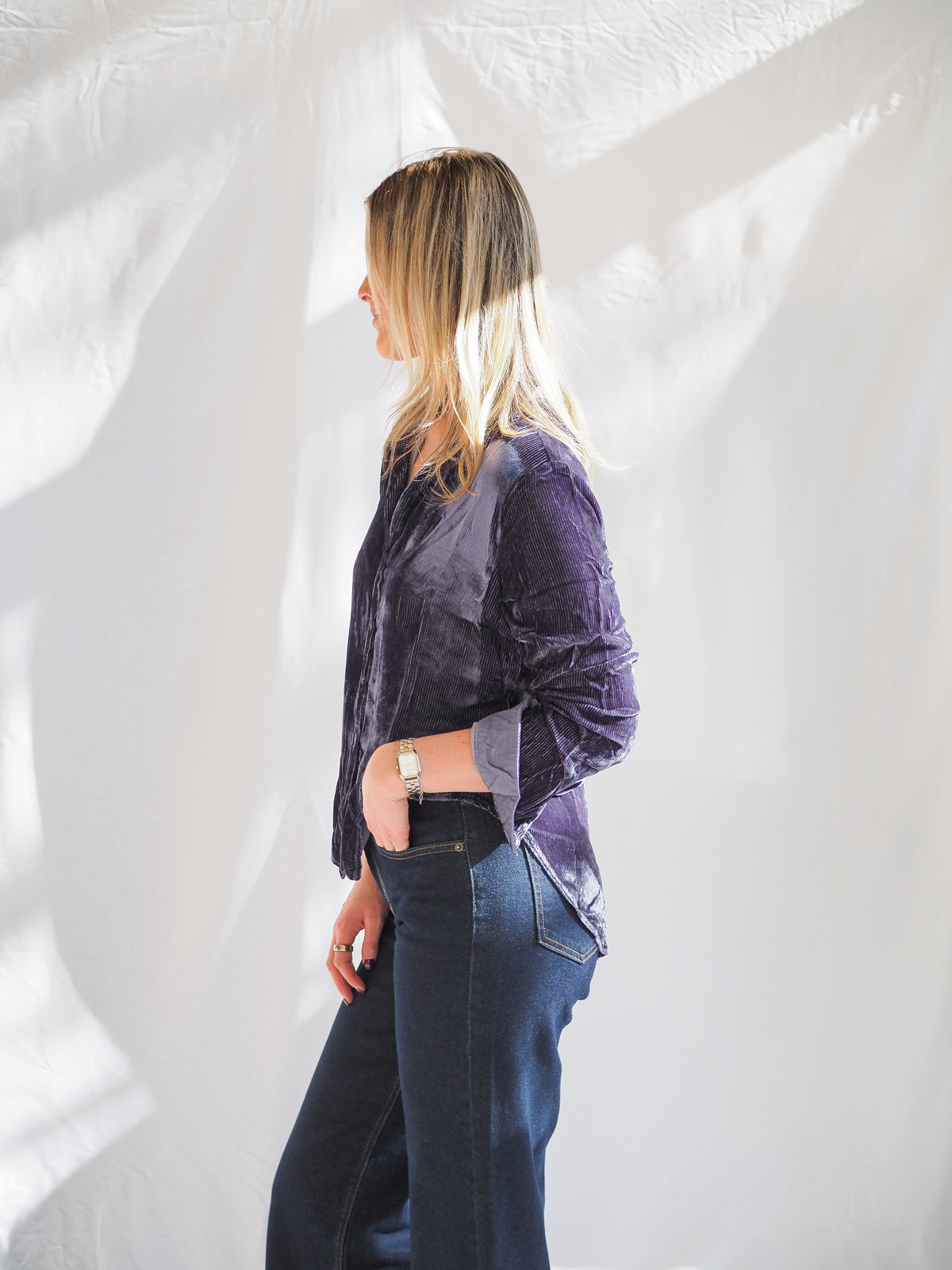 Bella Dahl Long Sleeve Courduroy Blouse