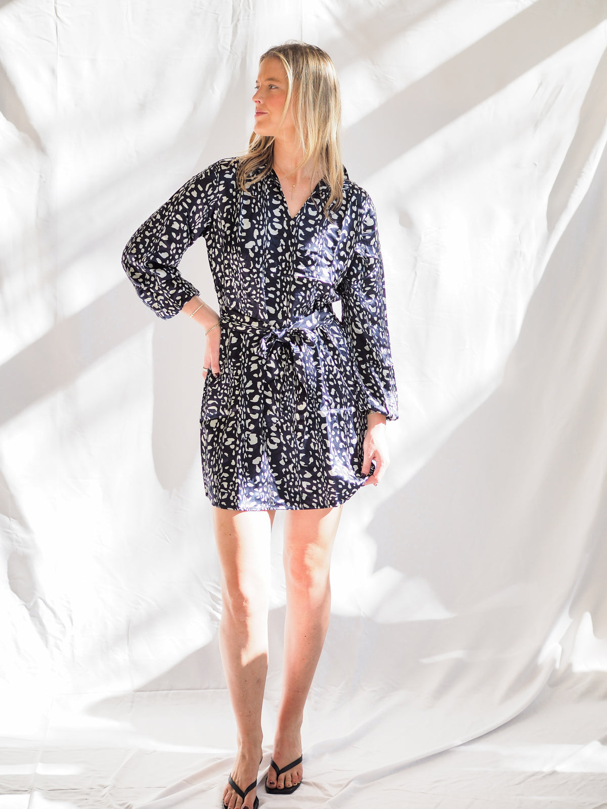 Bella Dahl Arctic Tunic Dress Animal Print Dress