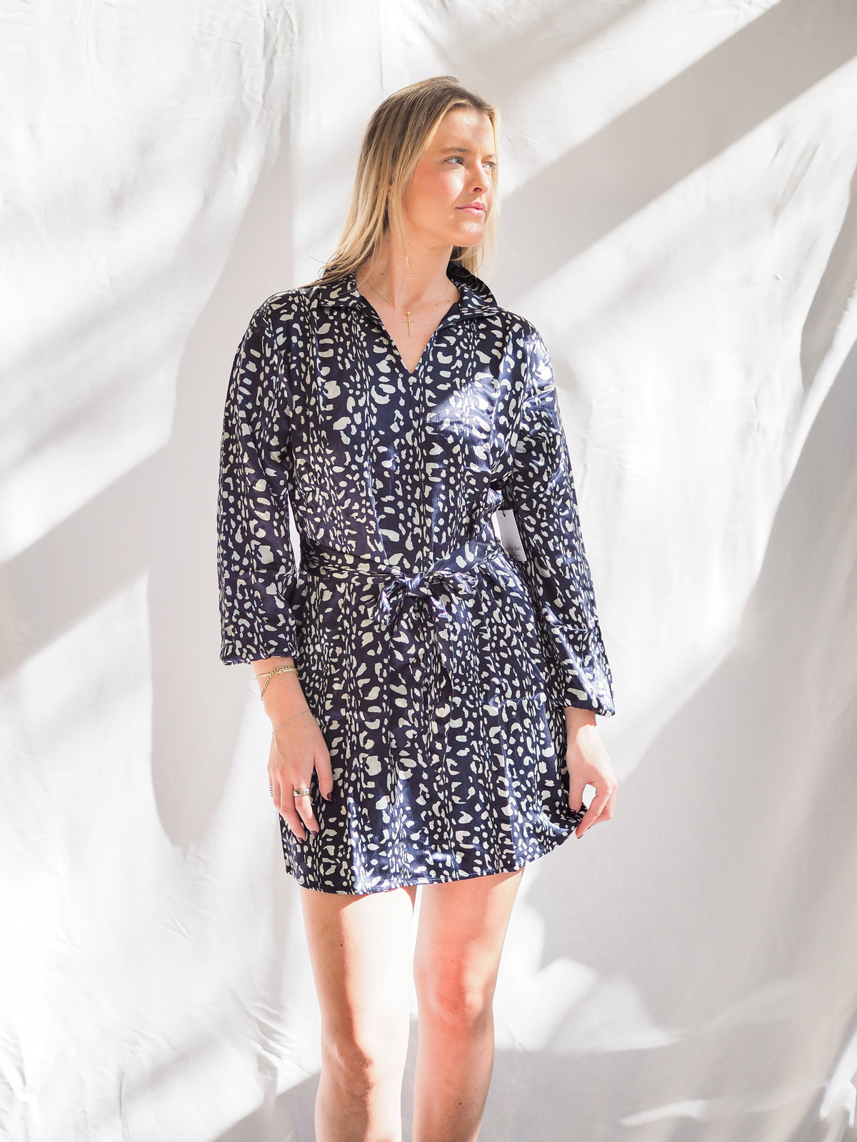 Bella Dahl Arctic Tunic Dress Animal Print Dress