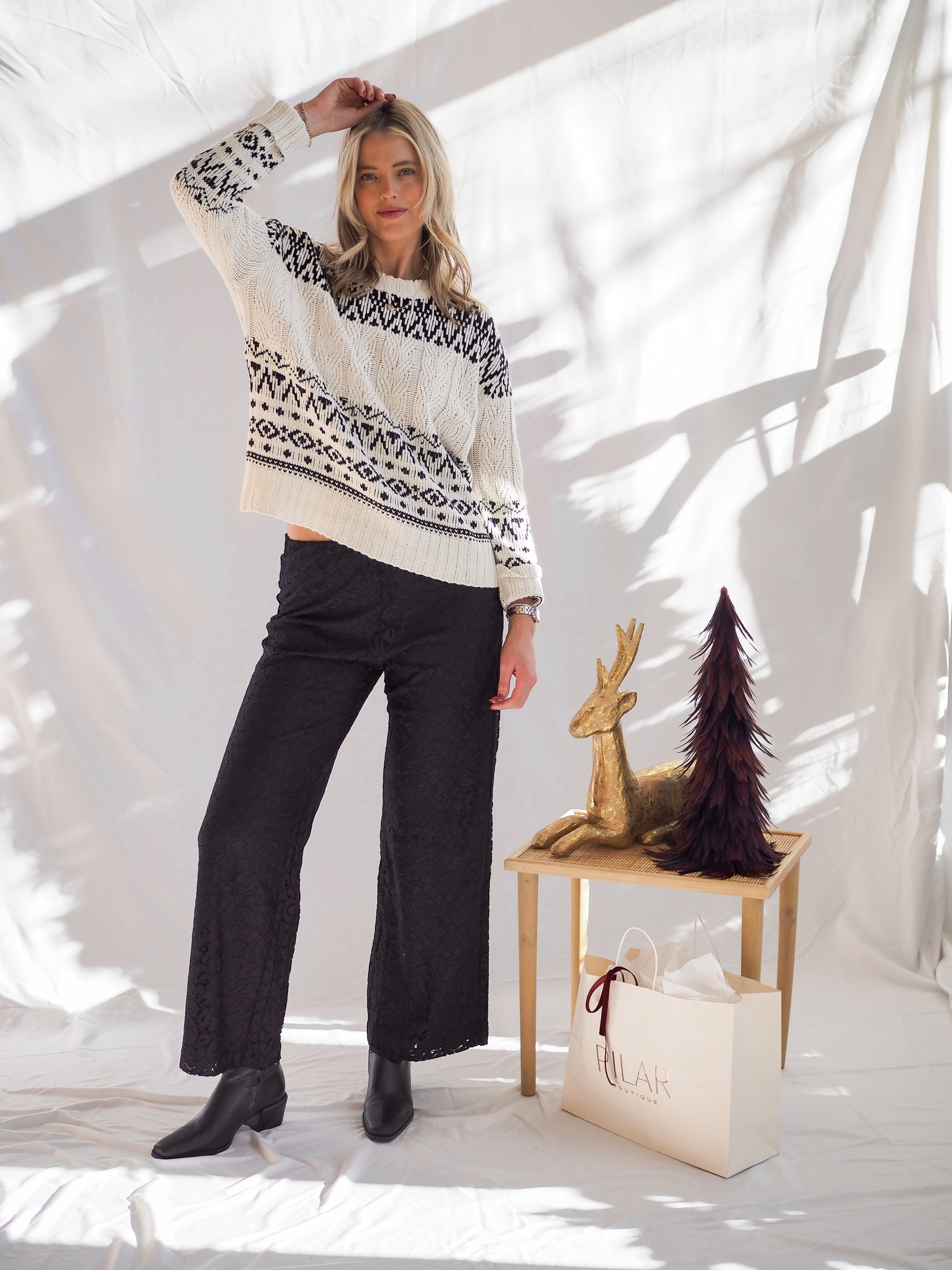 Bella Dahl Pull On Lace Pant