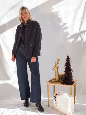 Tucker Dark Navy Barn Jacket