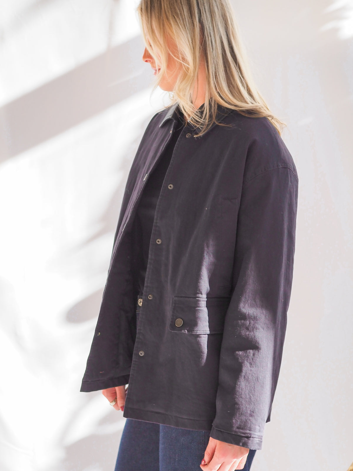 Tucker Dark Navy Barn Jacket