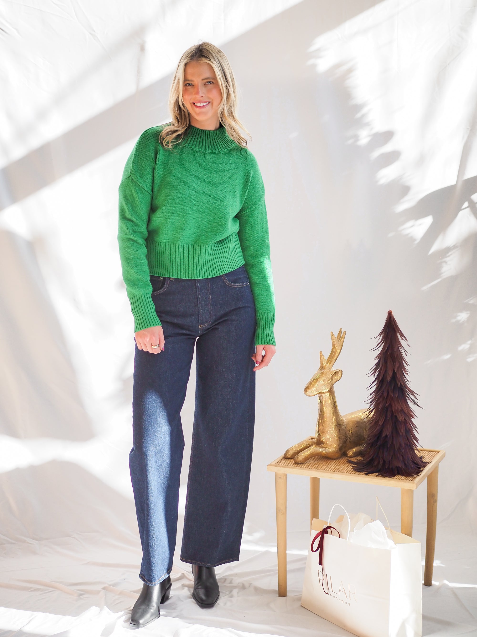 Harlow Mock Neck Sweater