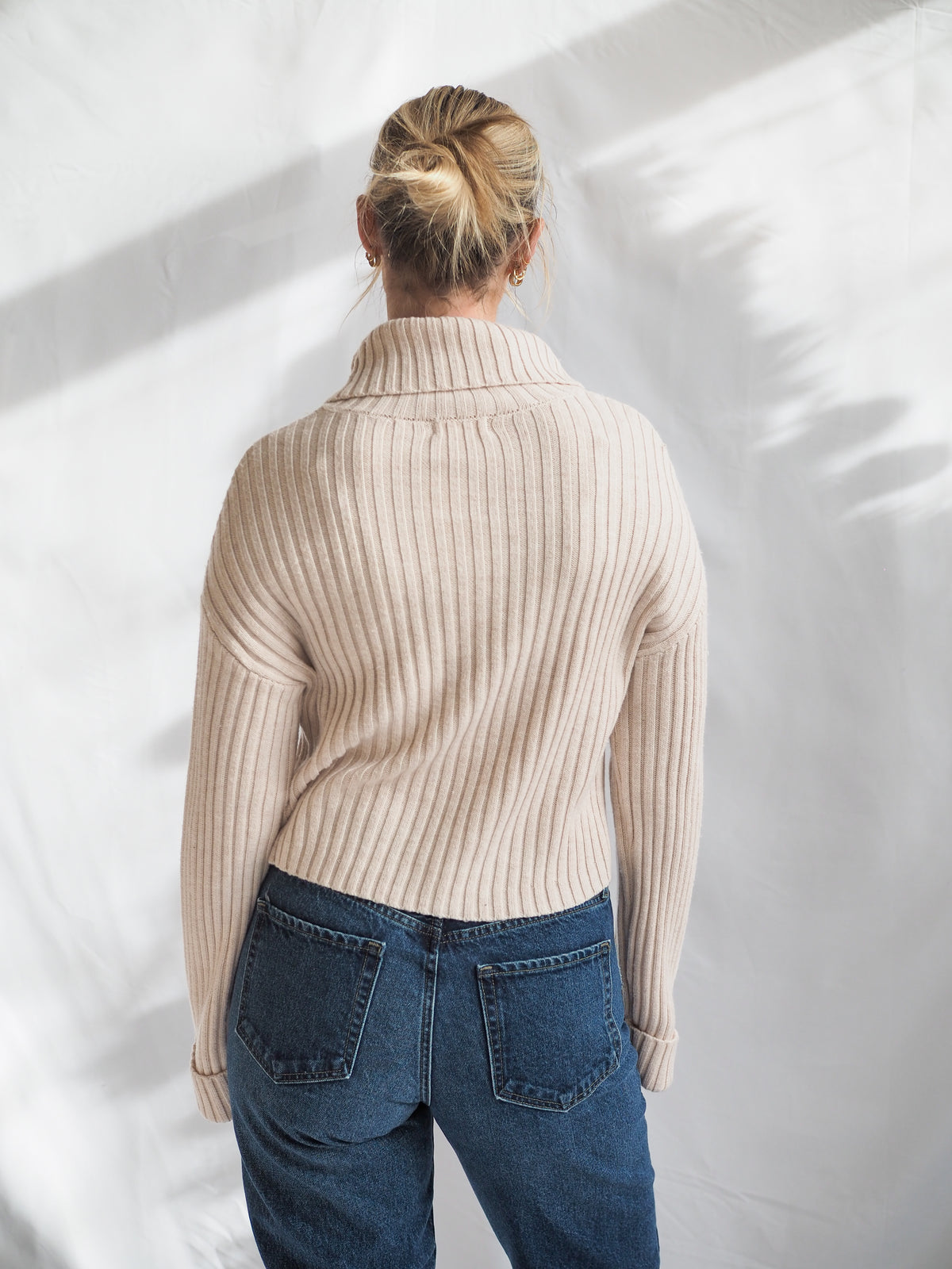The Virginia Sweater in Bone White