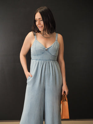 Gentle Fawn Light Blue Nikki Jumpsuit
