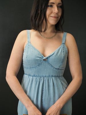 Gentle Fawn Light Blue Nikki Jumpsuit