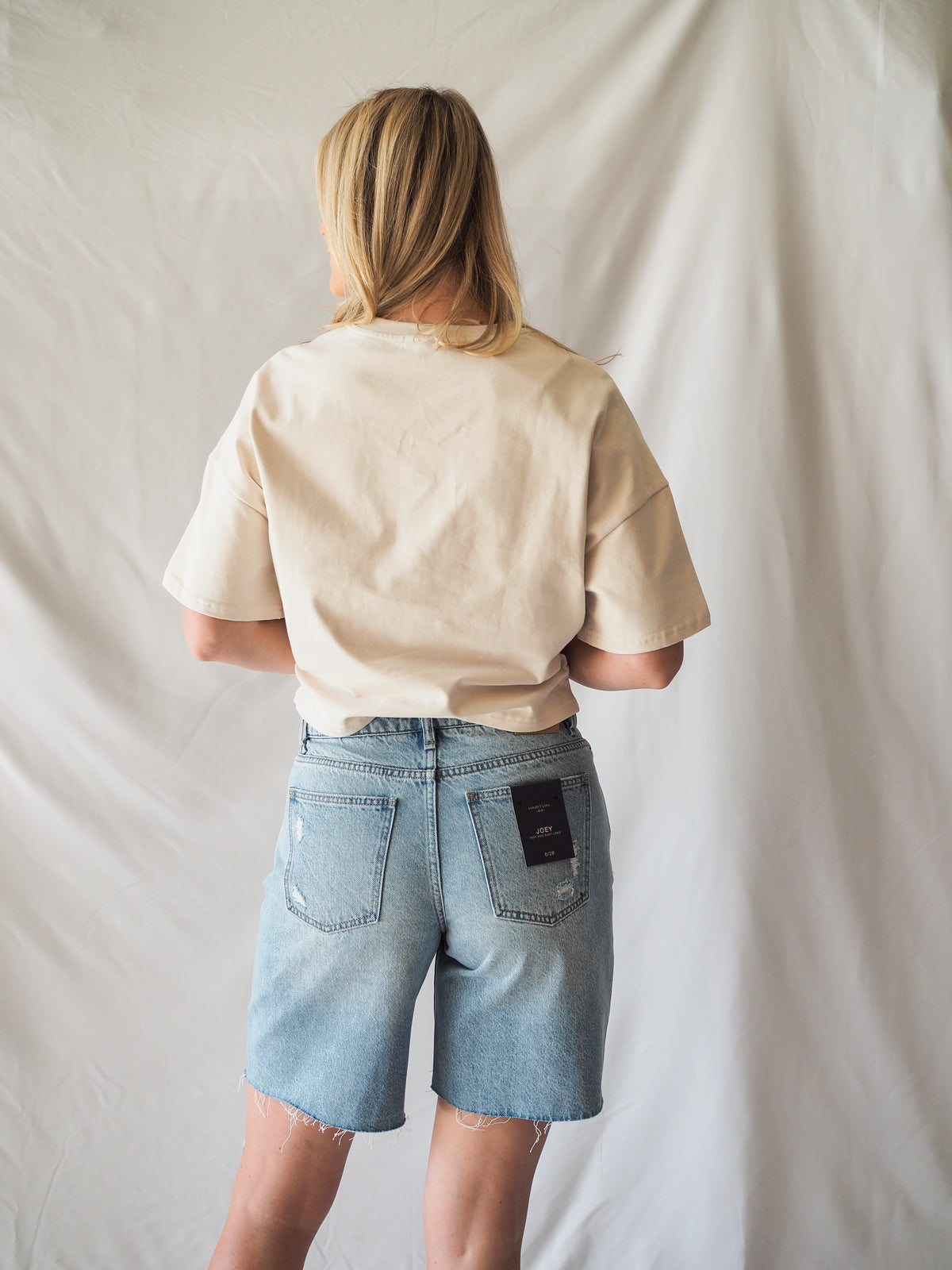 Suzy Semi Cropped Elbow Sleeve Ruched Top - 2 Colors