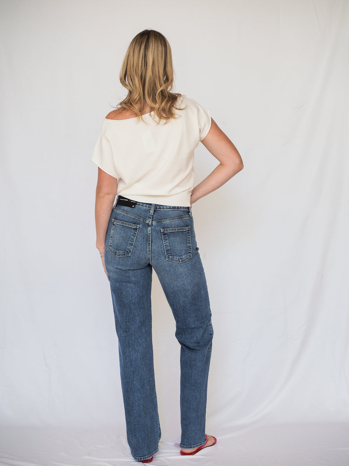 Boatneck Cap Sleeve Sweater Top