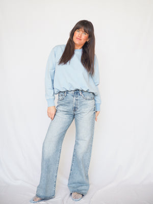 Mineral Cloud Bubble Hem Long Sleeve Shirt