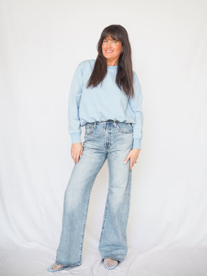 Pistola Larson Wide Leg Jeans in Mellow