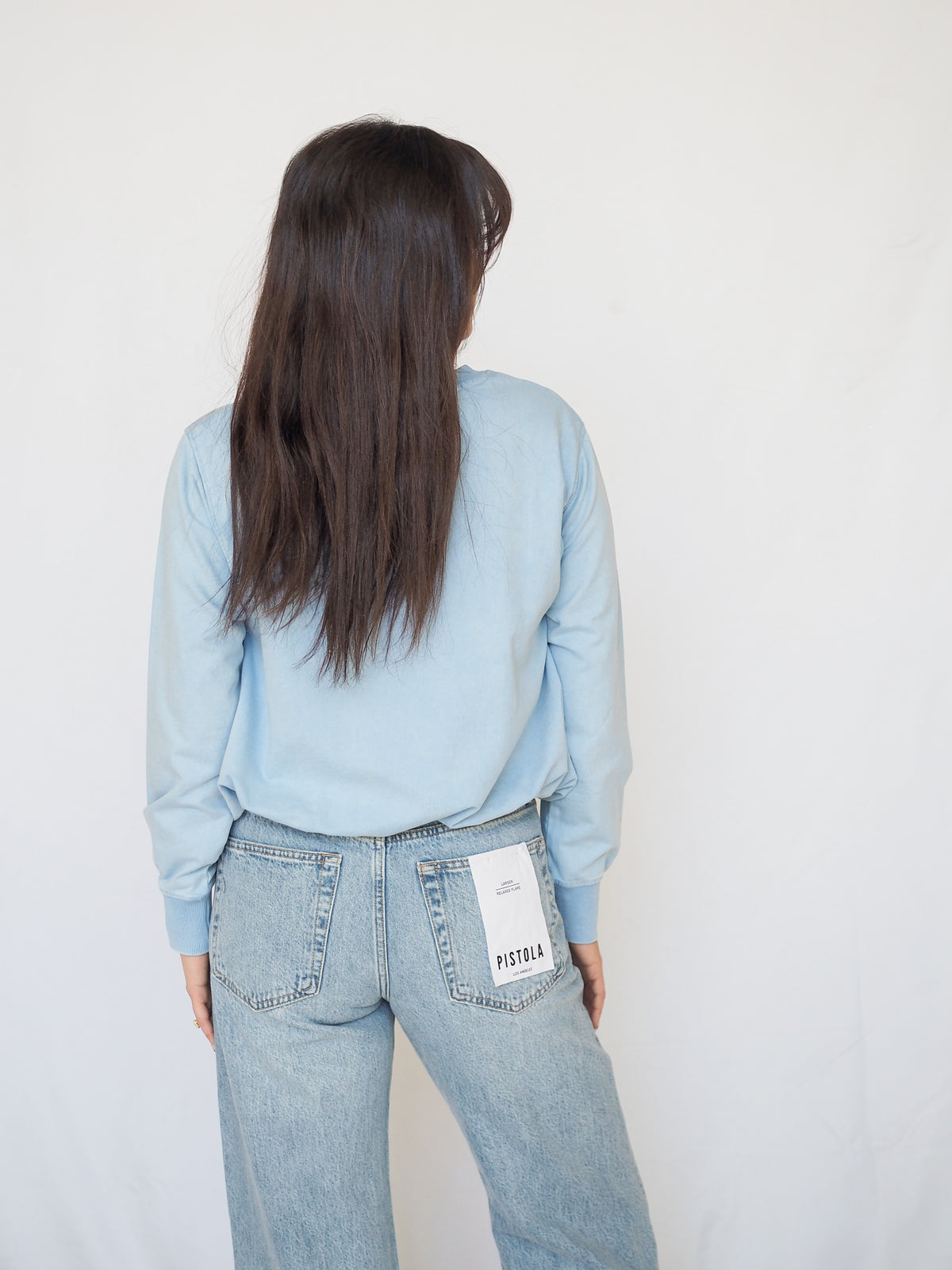 Pistola Larson Wide Leg Jeans in Mellow