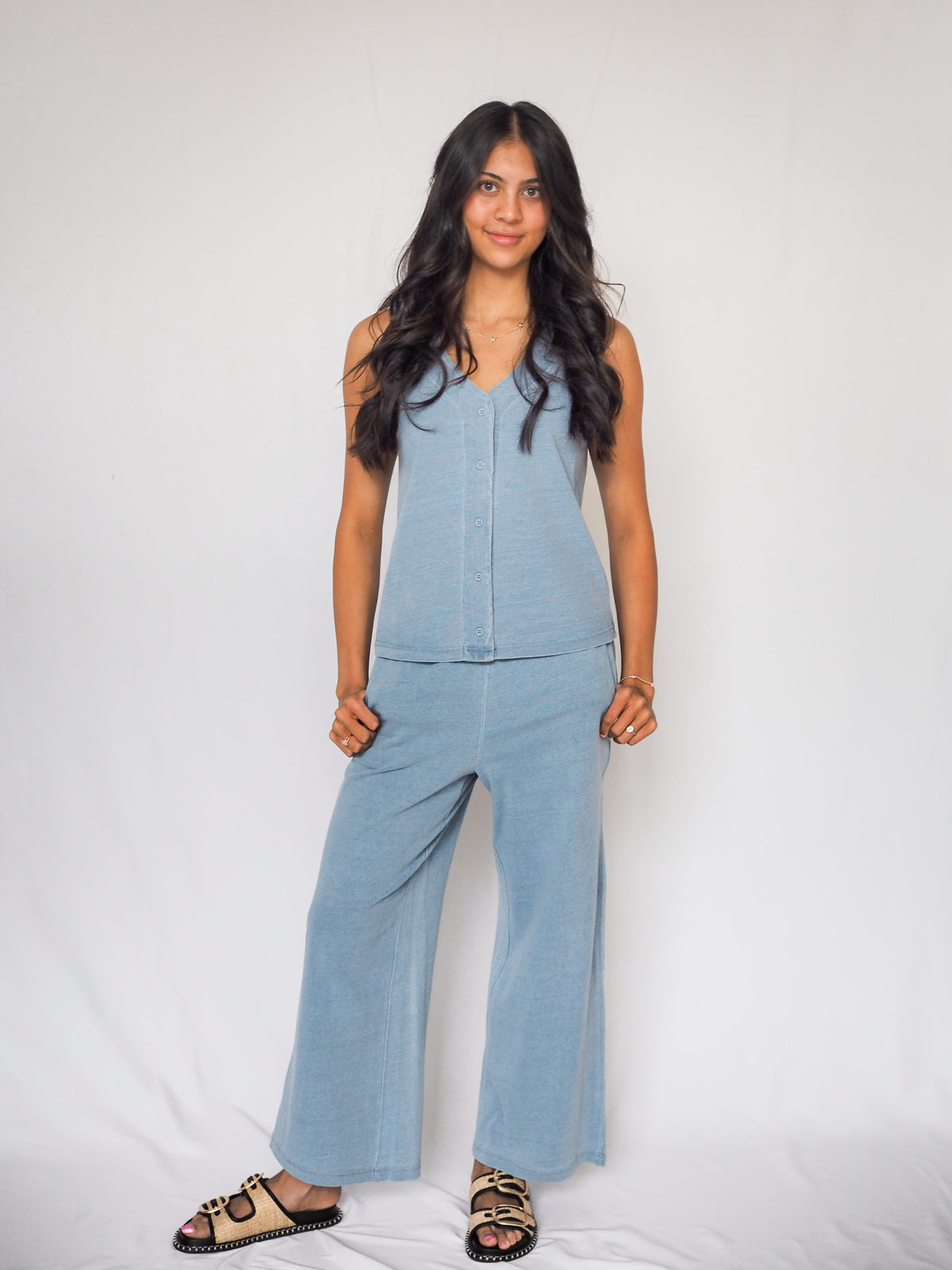Allium Light Denim Top