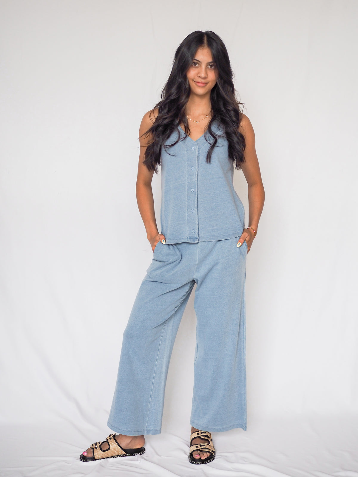 Allium Pants in Light Denim