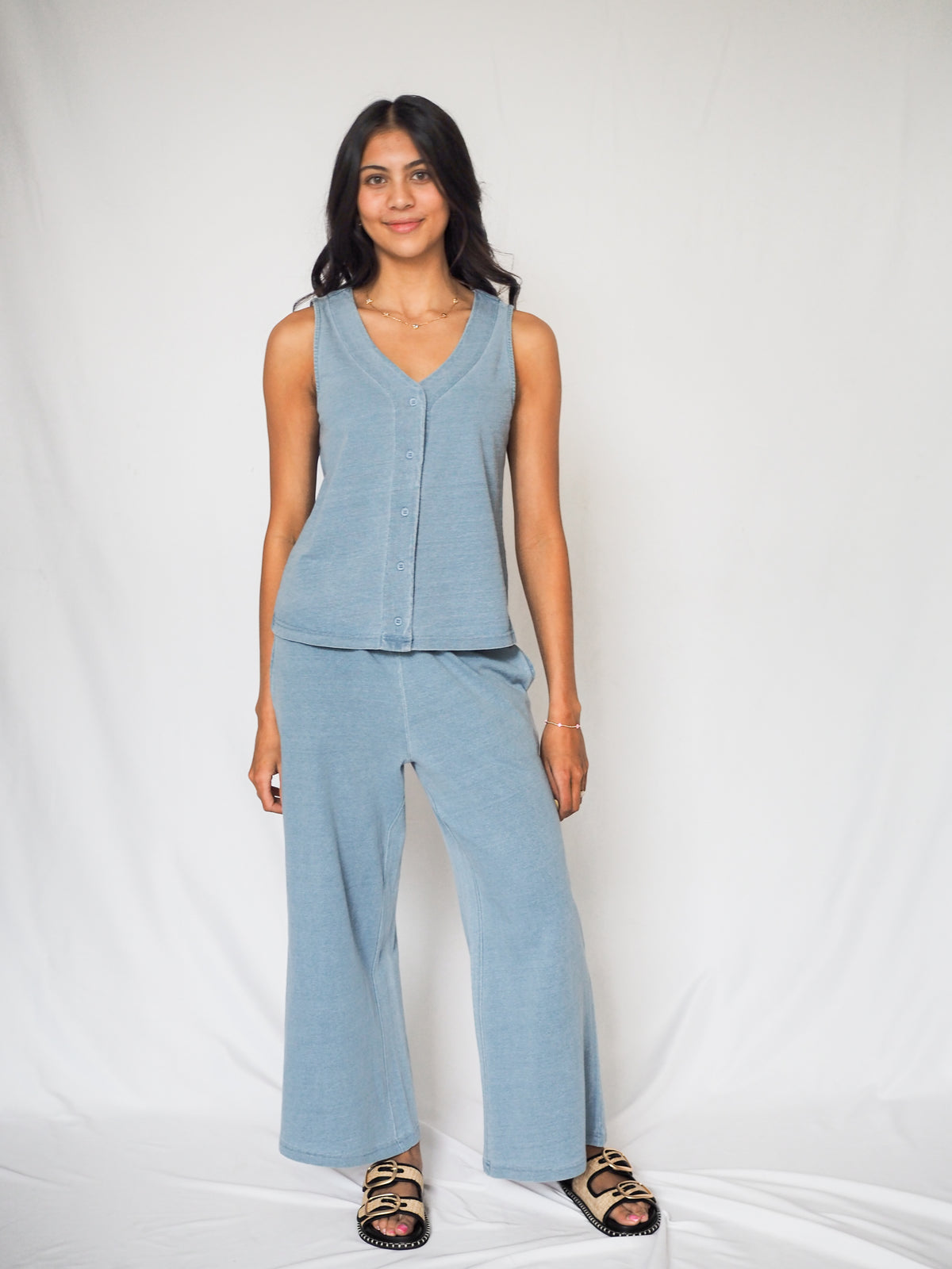 Allium Pants in Light Denim