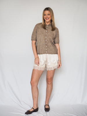 Lace Satin Shorts