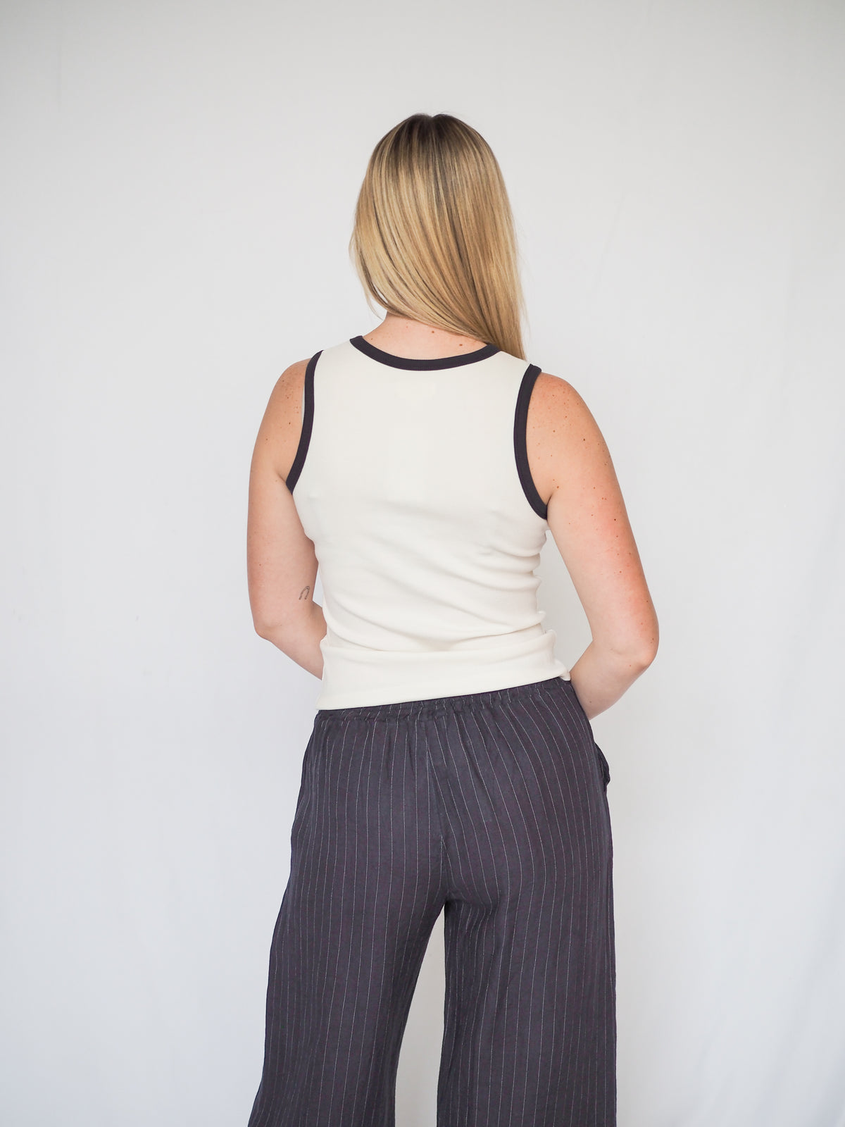 Eda Tank in Ivory