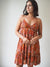 Smocked Halter Mini Dress