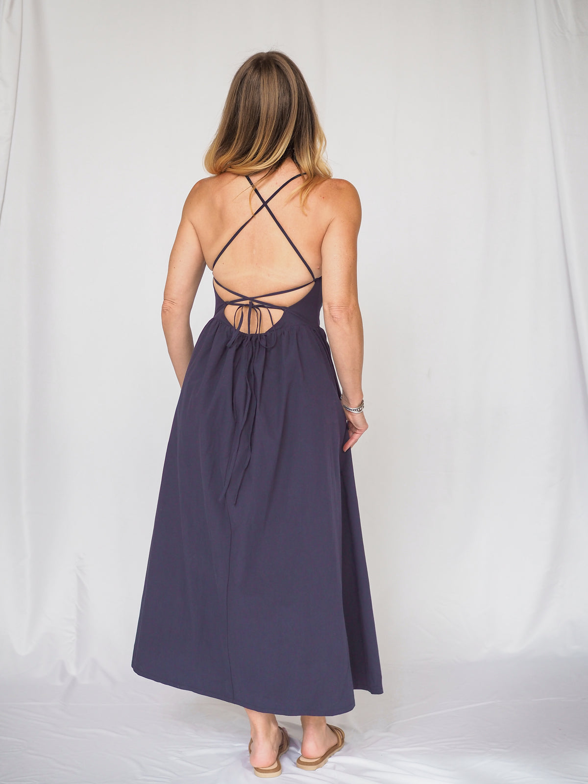 Pistola Sadee Open Back Dress