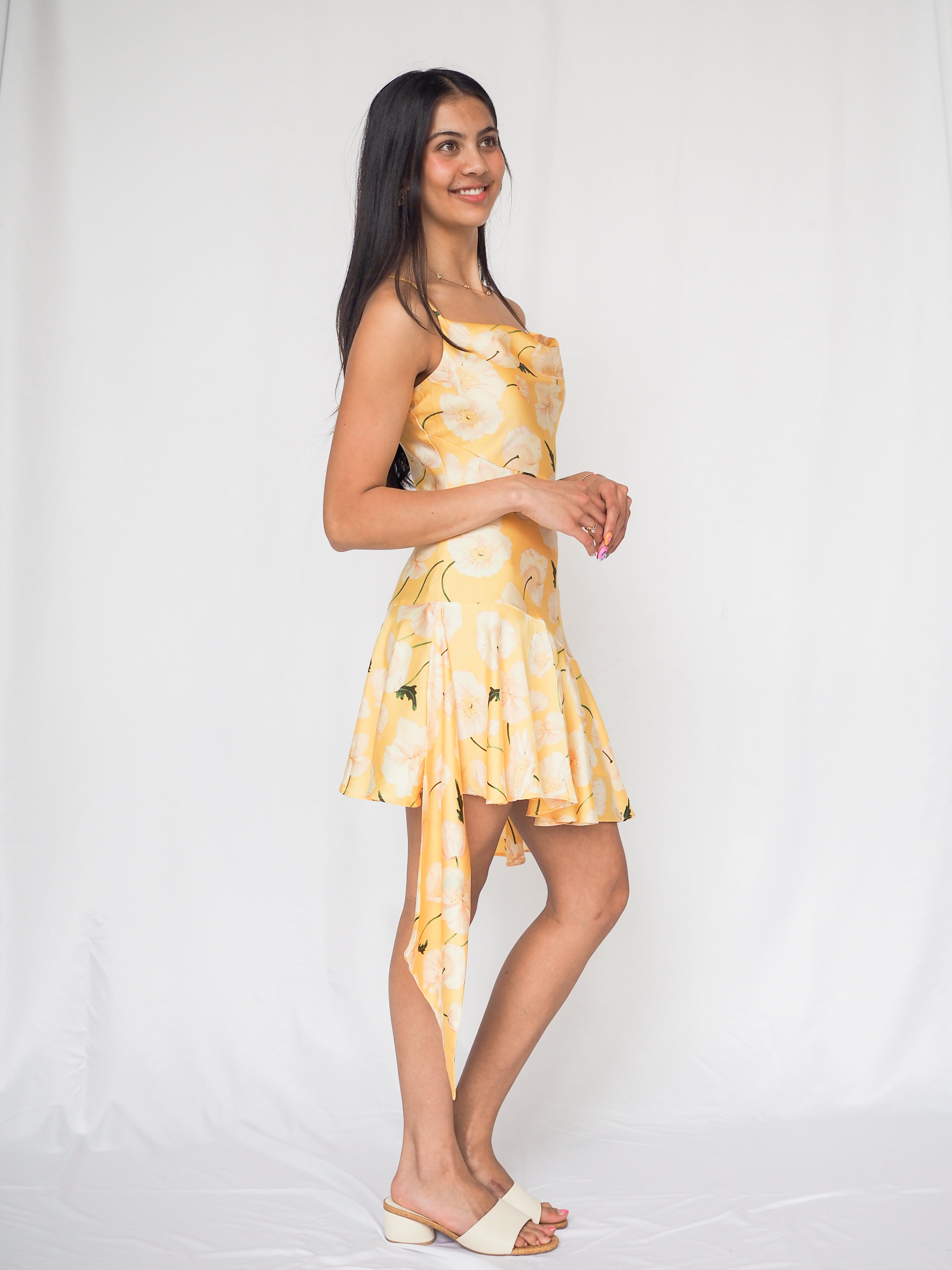 ASTR the Label Paloma Dress in Lemon