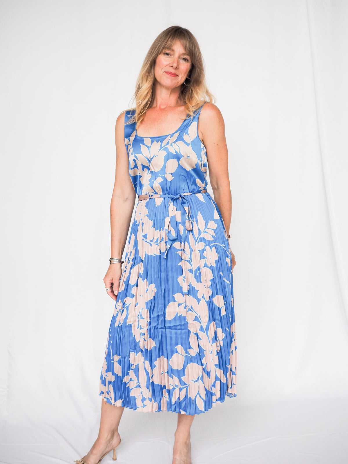 Caballero Daphne Dress in Sapphire Shadow