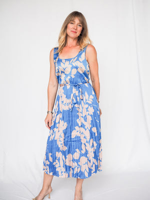 Caballero Daphne Dress in Sapphire Shadow