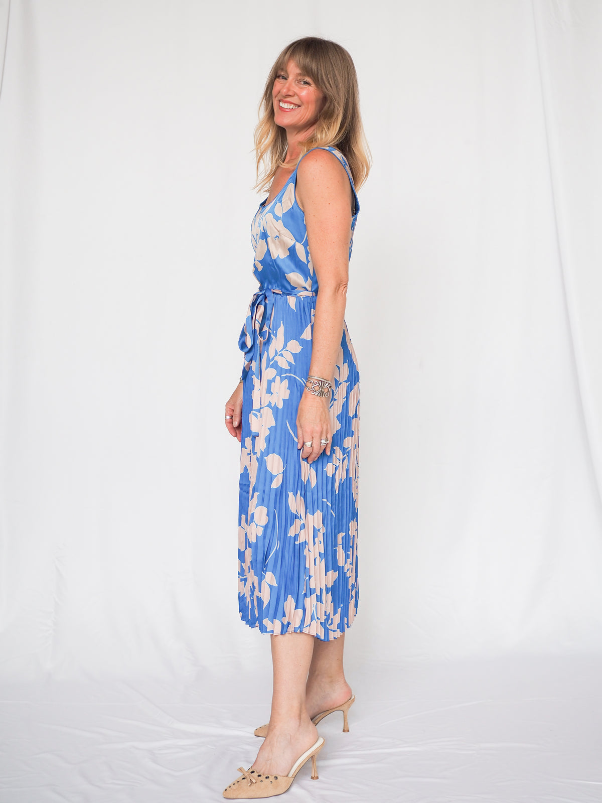 Caballero Daphne Dress in Sapphire Shadow