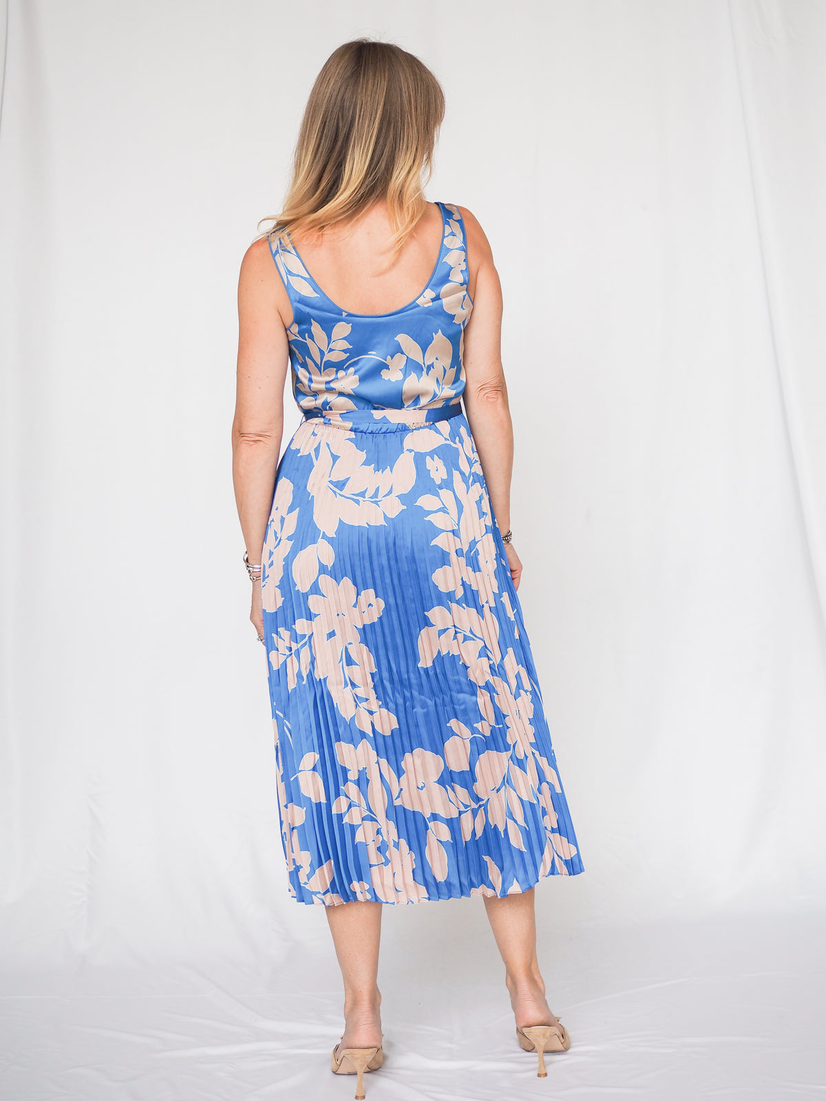 Caballero Daphne Dress in Sapphire Shadow