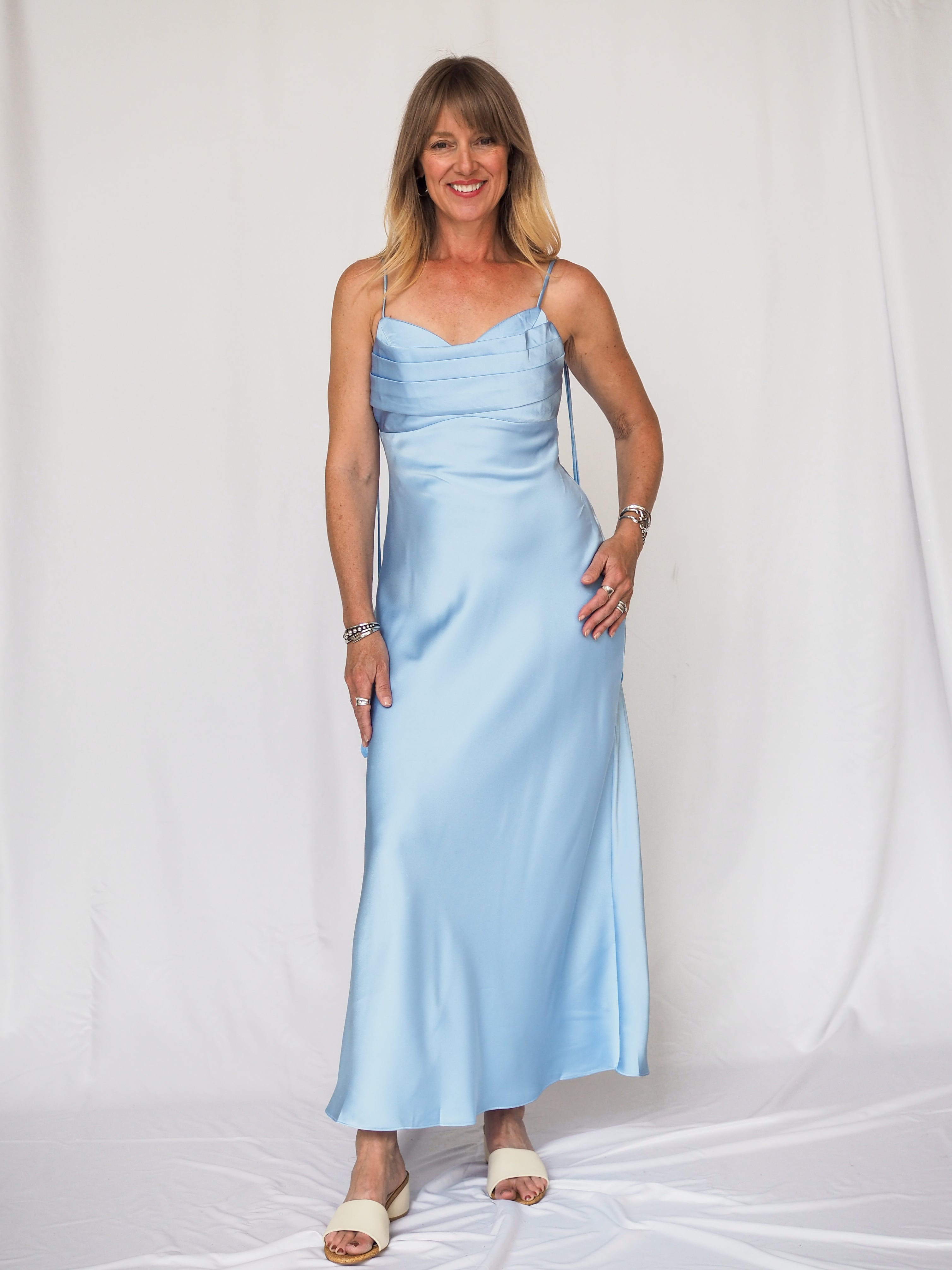 ASTR The Label Hera Light Blue Dress
