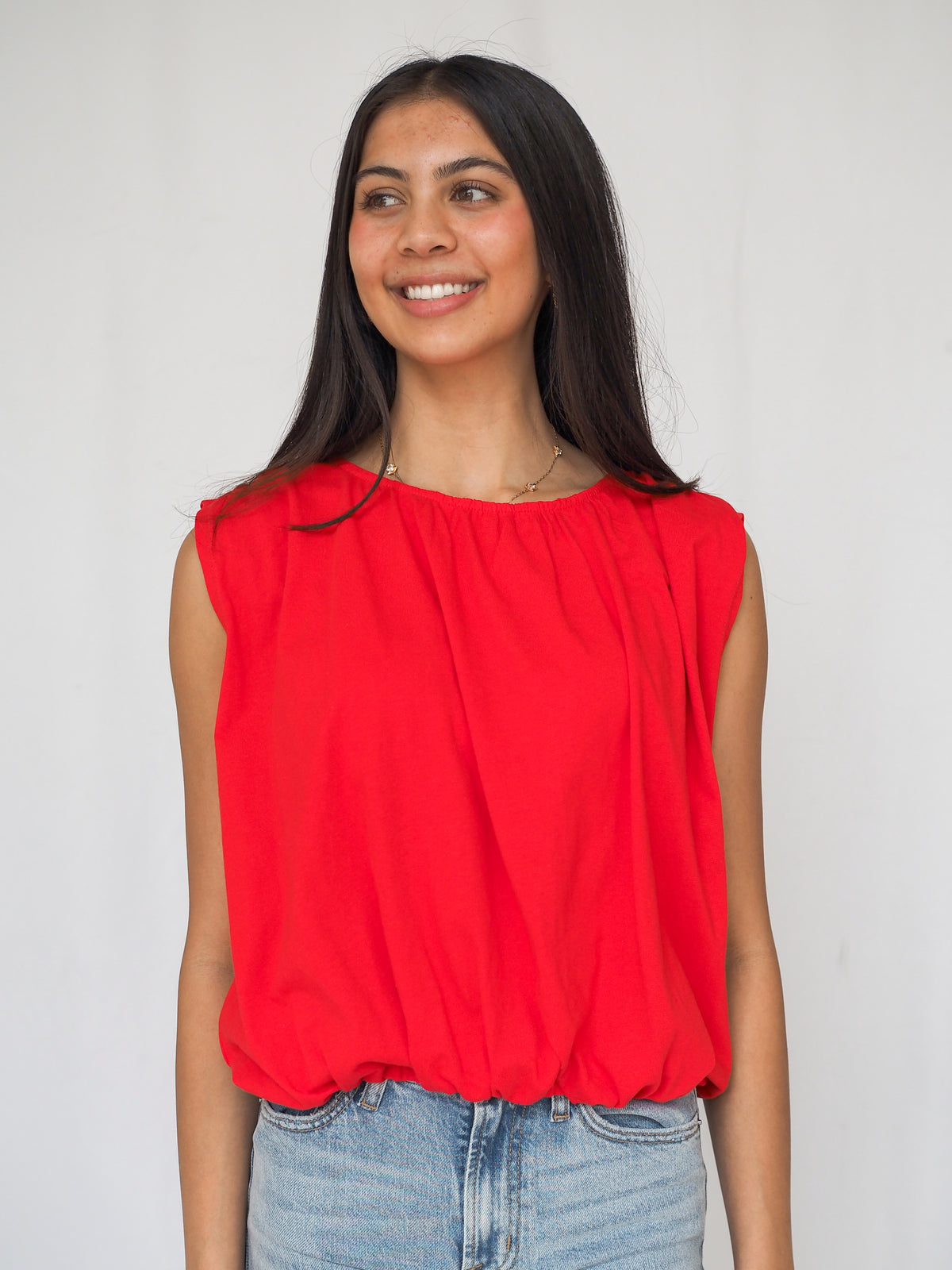 Gwyn Blouse in Chili