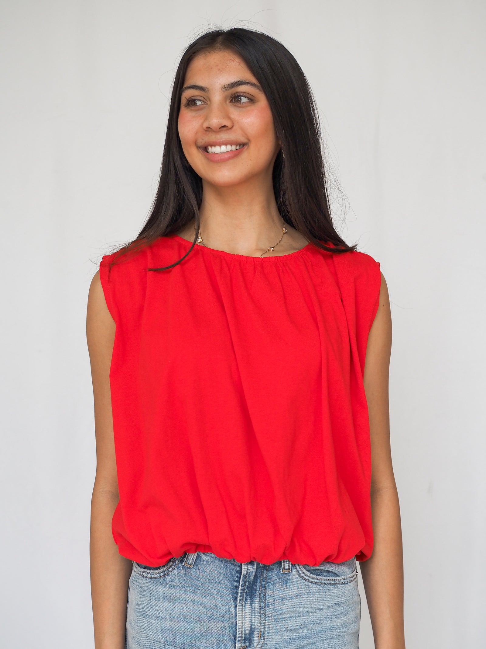 Gwyn Blouse in Chili