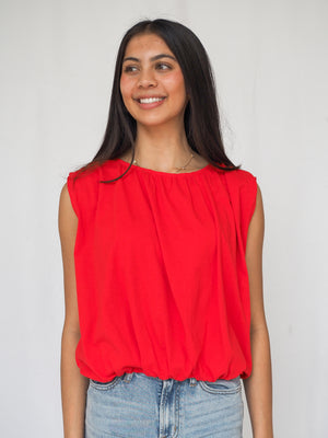 Gwyn Blouse in Chili
