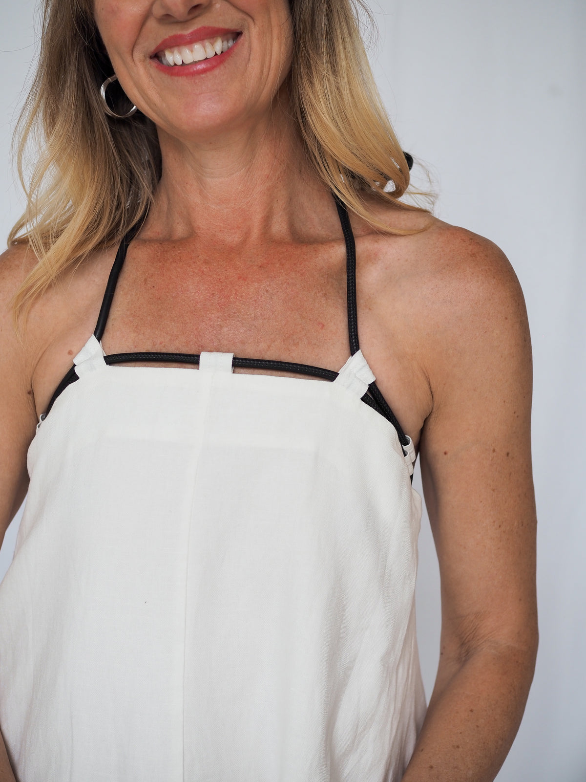 Phoenix Rope Dress in Off-White