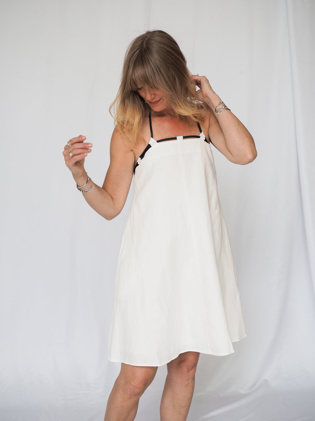 Phoenix Rope Dress in Off-White