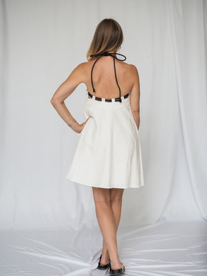 Phoenix Rope Dress in Off-White