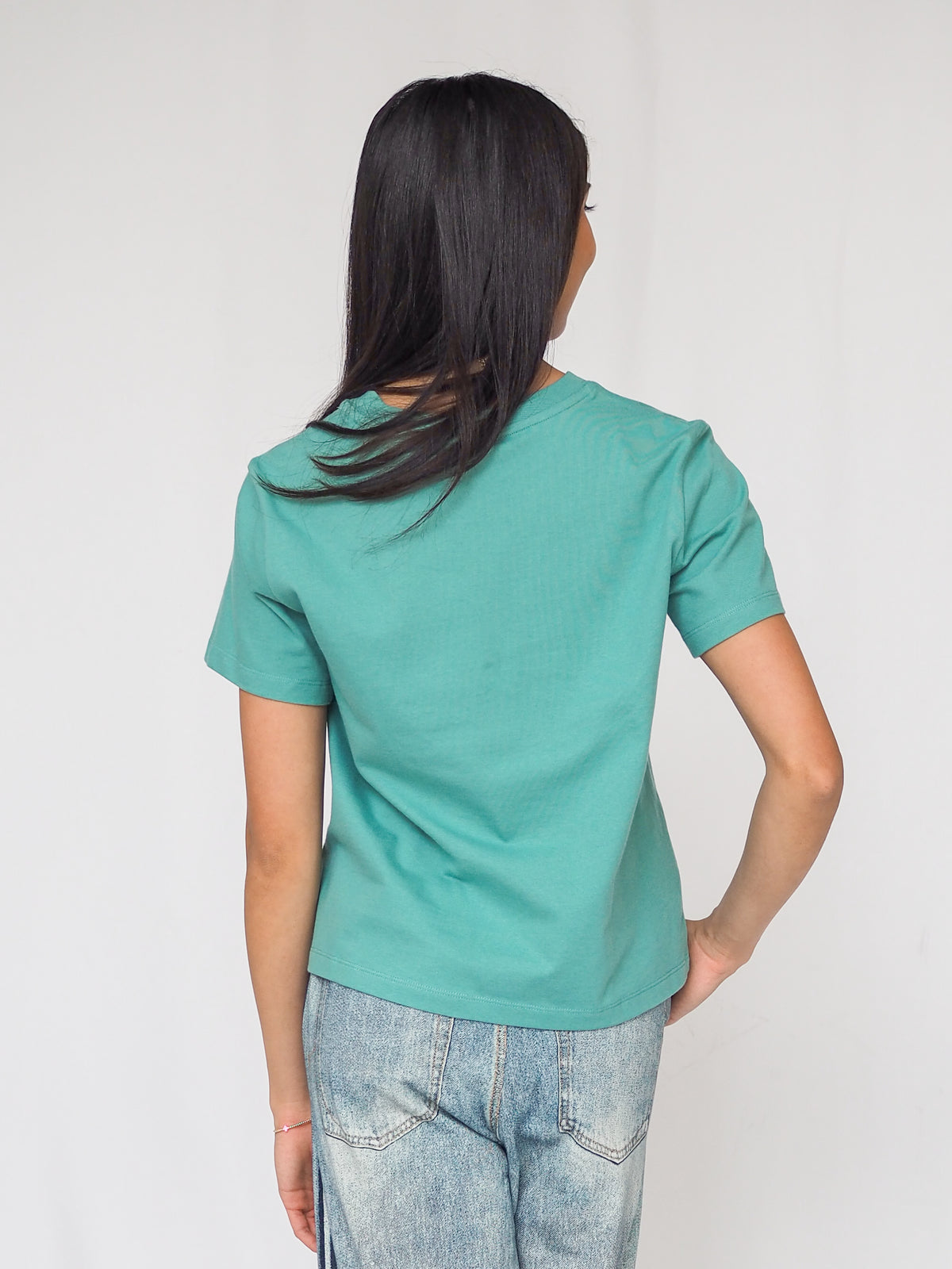 Knit Crew Neck Short Sleeve Tee - 5 Colors