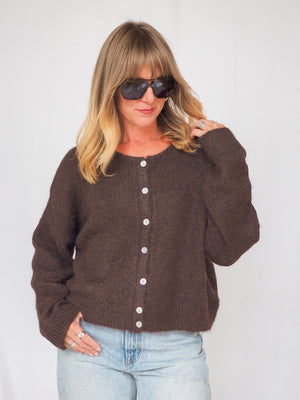 Knit Marisse Long Sleeve Cardigan