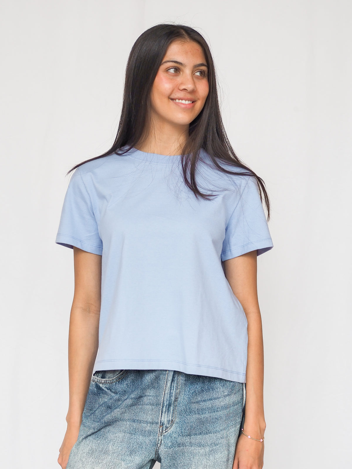 Knit Crew Neck Short Sleeve Tee - 5 Colors