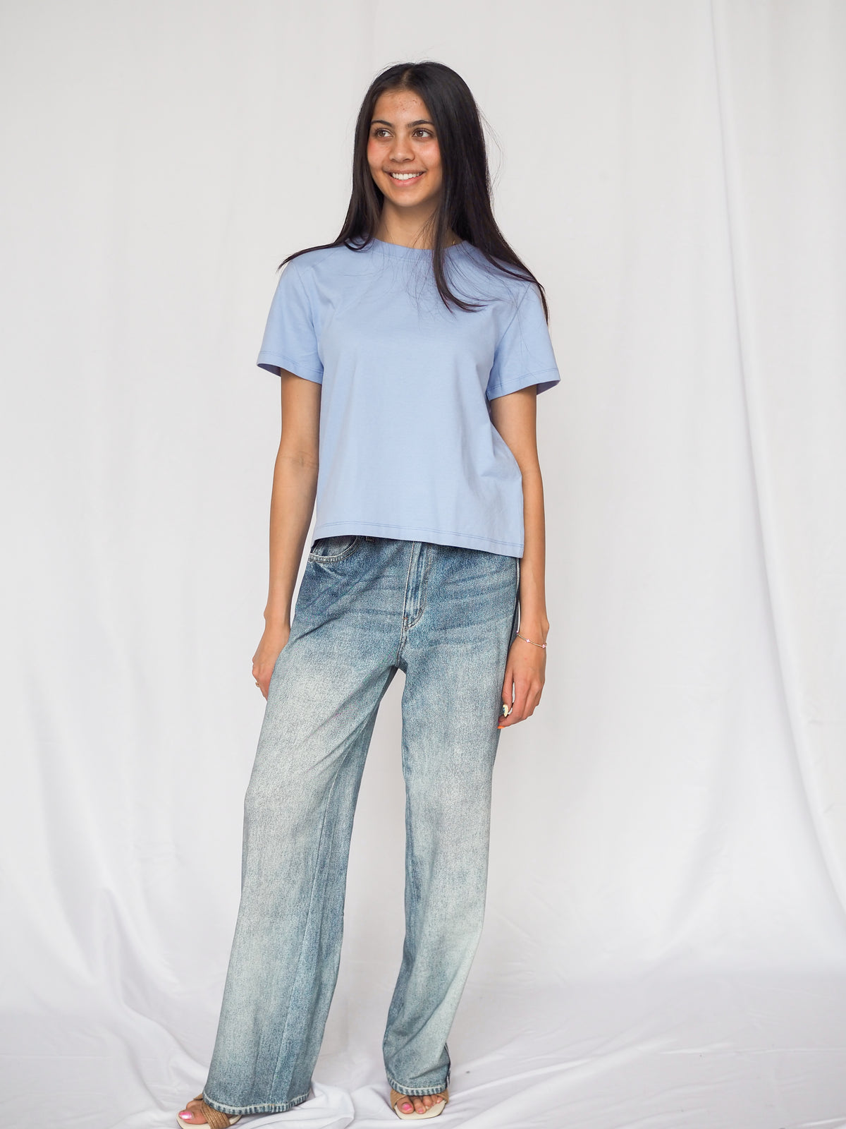 Knit Crew Neck Short Sleeve Tee - 5 Colors