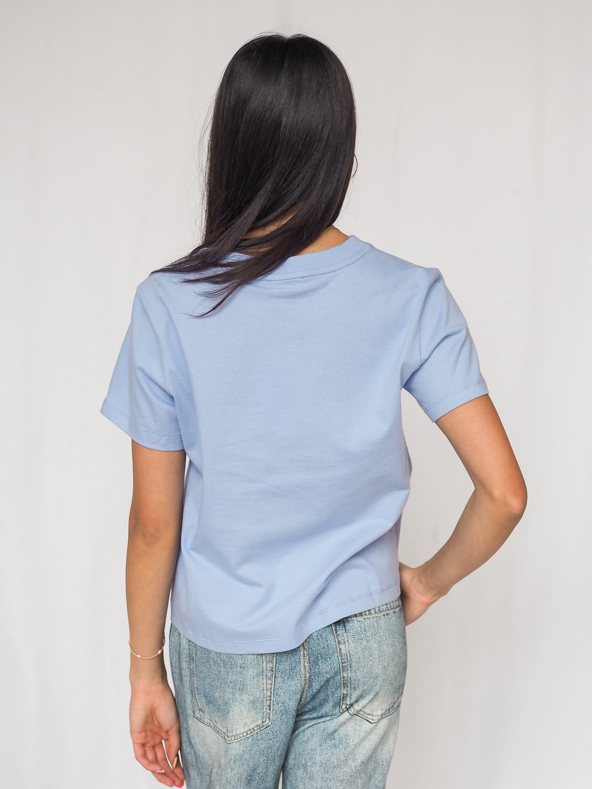 Knit Crew Neck Short Sleeve Tee - 5 Colors
