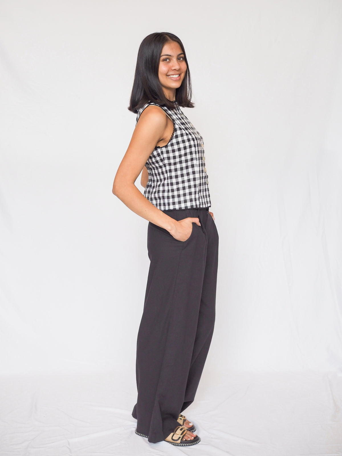 Maelle Button Down Top