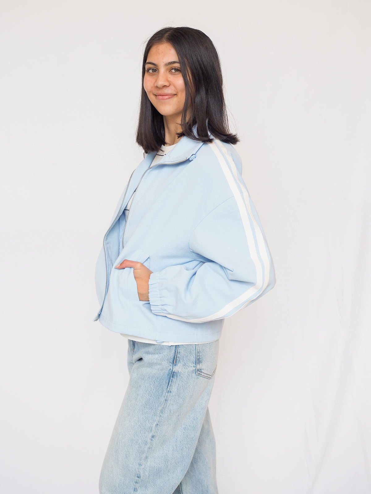 Varsity Track Zip-up Jacket