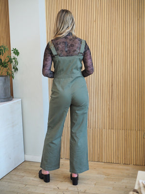 Steve Madden ERES JUMPSUIT in Dusty Olive