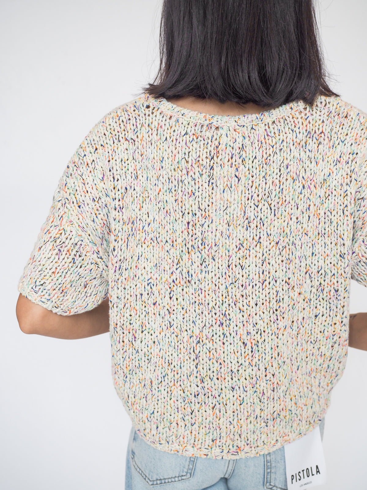 Multi Color Knit Sweater Top