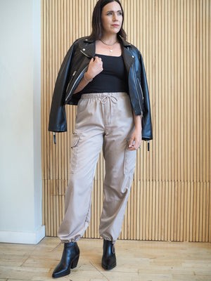 Pistola Jade Taupe Cargo Pants